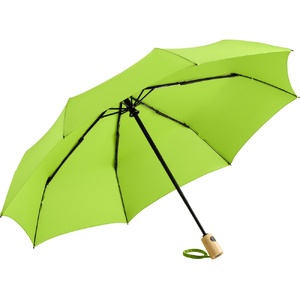 Зонт складной 5429 ÖkoBrella из бамбука, полуавтомат, лайм OA-100090 фото 4