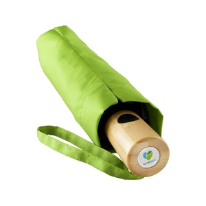 Зонт складной 5429 ÖkoBrella из бамбука, полуавтомат, лайм OA-100090 фото 8