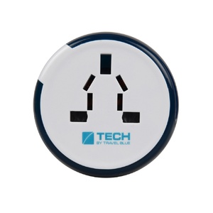 Адаптер с 2-умя USB-портами для зарядки Travel Blue Twist & Slide Adaptor голубой/белый OA-10010018 фото 9