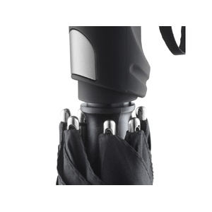 Зонт-трость 7399 Alugolf полуавтомат, черный/титан OA-100115 фото 9