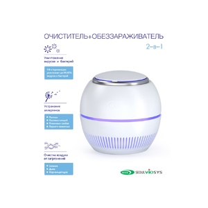 Переносной очиститель + обеззараживатель REMEZair RMA-101-01 OA-10101 фото 3