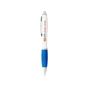 Шариковая ручка Nash белый/аква/серебристый OA-10690006 фото 4