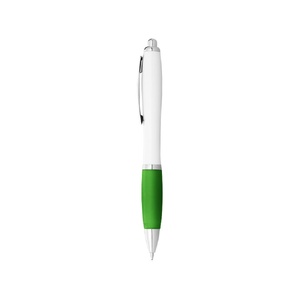Шариковая ручка Nash белый/лайм/серебристый OA-10690009 фото 3