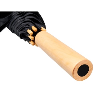 23-дюймовый автоматический зонт Alina из переработанного ПЭТ-пластика, черный OA-10940001 фото 6