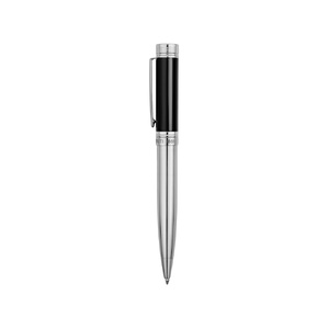 Шариковая авторучка Zoom Classic Black. Cerruti 1881 серебристый/черный OA-11322.00 фото 4