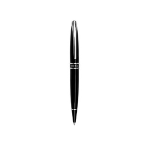 Ручка шариковая Cerruti 1881 модель «Silver Clip»  в коробке черный/серебристый OA-11323.07 фото 4