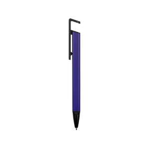 Ручка-подставка металлическая, «Кипер Q», синий/черный OA-11380.02 фото 5
