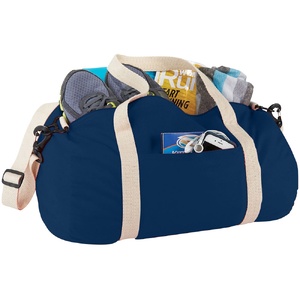 Хлопковая сумка Barrel Duffel, темно-синий/бежевый OA-12019501 фото 4