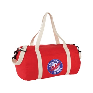 Хлопковая сумка Barrel Duffel, красный/бежевый OA-12019502 фото 5