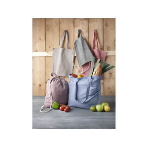 Эко-сумка Pheebs из переработанного хлопка, плотность 210 г/м2, natural натуральный OA-12052192 фото 4