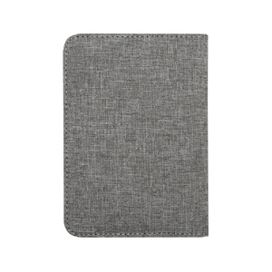 Ross Держатель паспорта с RFID-защитой из переработанного PET-пластика, сертифицированного согласно GRS - Серый яркий OA-13005880 фото 4