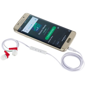 Наушники "Earbuds", красный красный/белый/серебристый OA-13419802 фото 3