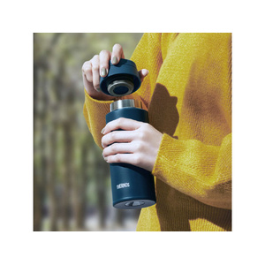 Термос из нерж. стали тм THERMOS JOO-380 IBL0,38 L темно-синий OA-1562449 фото 7