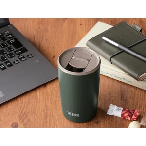 Термокружка из нерж. стали тм THERMOS JDP-401 FG 0.4L хаки OA-1563699 фото 5