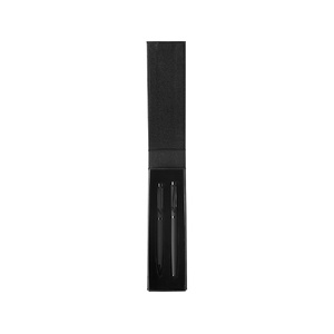 Подарочный набор из 2-х ручек "Black Lama" soft-touch, черный OA-180999 фото 4