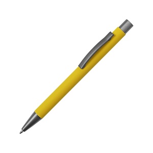 Ручка металлическая soft touch шариковая «Tender», желтый/серый OA-18341.04 фото 3
