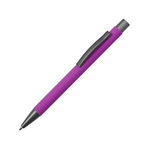 Ручка металлическая soft touch шариковая «Tender», фиолетовый/серый OA-18341.14 фото 3