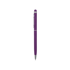 Ручка-стилус шариковая "Jucy Soft" с покрытием soft touch, фиолетовый OA-18570.14 фото 4