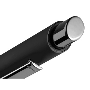 Металлическая шариковая ручка soft touch "Ellipse gum", черный OA-187989.07 фото 4