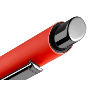 Металлическая шариковая ручка soft touch "Ellipse gum", оранжевый OA-187989.08 фото 4