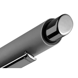 Металлическая шариковая ручка soft touch "Ellipse gum", серый OA-187989.17 фото 4