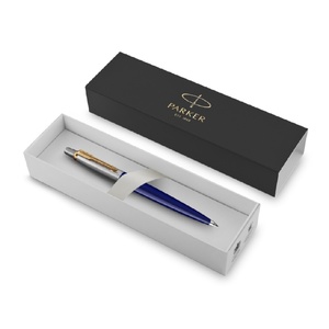Шариковая ручка Parker Jotter K160, цвет: Blue/GT, стержень: M, цвет чернил: blue, в подарочной упаковке. синий/серебристый/золотистый OA-1902662 фото 3