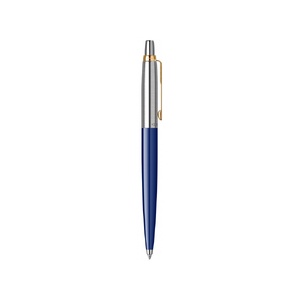 Шариковая ручка Parker Jotter K160, цвет: Blue/GT, стержень: M, цвет чернил: blue, в подарочной упаковке. синий/серебристый/золотистый OA-1902662 фото 4