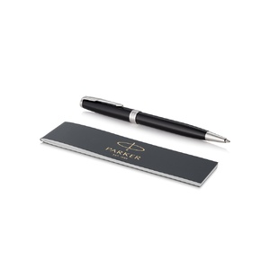 Ручка шариковая «Parker Sonnet Core Black Lacquer CT», черный/серебристый черный глянцевый/серебристый OA-1931502 фото 4