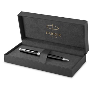 Ручка шариковая «Parker Sonnet Core Black Lacquer CT», черный/серебристый черный глянцевый/серебристый OA-1931502 фото 5