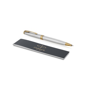 Ручка шариковая «Parker Sonnet Core Stainless Steel GT», серебристый/золотистый OA-1931507 фото 4
