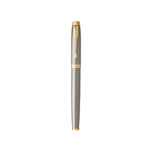 Ручка роллер «Parker IM Core Brushed Metal GT», серебристый/золотистый серый/черный/золотистый OA-1931663 фото 3