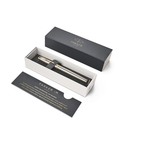 Ручка роллер «Parker IM Core Brushed Metal GT», серебристый/золотистый серый/черный/золотистый OA-1931663 фото 5