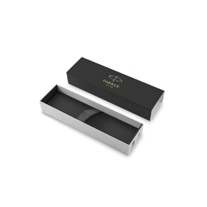 Шариковая ручка Parker IM Premium Warm Silver (grey)  GT, стержень: M, цвет чернил: blue, в подарочной упаковке. серый, золотистый, серебристый OA-1931687 фото 7