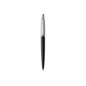 Шариковая ручка Parker Jotter Essential, Satin Black CT, стержень: M, цвет чернил : blue или black черный/серебристый OA-1953184 фото 3
