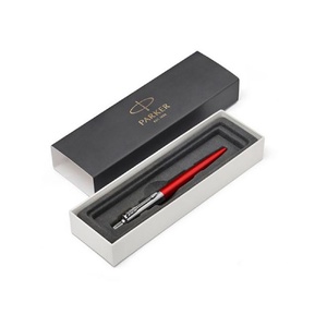 Шариковая ручка Parker Jotter Essential, Kensington Red CT, стержень: M, цвет чернил : blue или blac красный/серебристый OA-1953187 фото 4