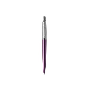 Шариковая ручка Parker Jotter Essential, Victoria Violet CT, стержень: Mblue фиолетовый/серебристый OA-1953190 фото 3