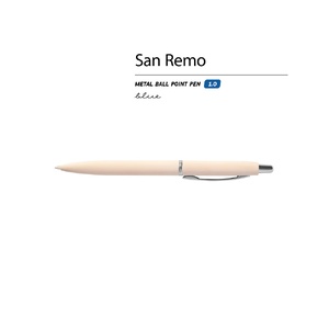 Ручка металлическая шариковая "San Remo", софт-тач, 1.0 мм, пудровый OA-20-0249.14 фото 3