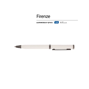 Ручка "Firenze" шариковая автоматическая софт-тач, белая OA-20-0335 фото 3