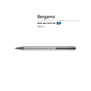 Ручка металлическая шариковая "Bergamo", серебристый OA-20-0338 фото 3