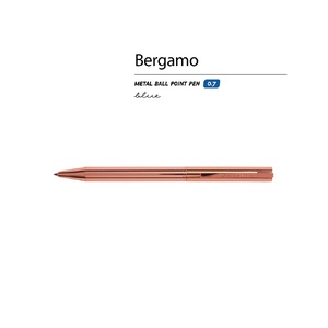 Ручка металлическая шариковая "Bergamo", розовое золото OA-20-0353 фото 3