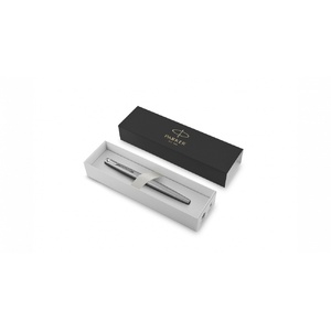 Перьевая ручка Parker Jotter Stainless Steel CT, Mblue серебристый, черный OA-2030946 фото 3