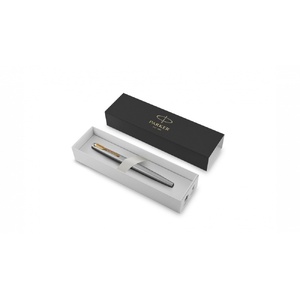 Перьевая ручка Parker Jotter Stainless Steel GT, Mblue серебристый, золотистый, черный OA-2030948 фото 3