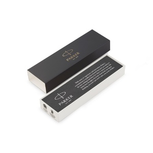 Перьевая ручка Parker Jotter Black CT, перо:F, цвет чернил: blue, в подарочной упаковке. черный/серебристый OA-2096894 фото 3