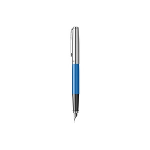 Ручка перьевая Parker Jotter Originals Blue Chrom CT, перо: F, цвет чернил: blue, в подарочной упаковке серебристый, черный, синий OA-2096900 фото 3