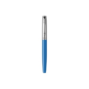 Ручка перьевая Parker Jotter Originals Blue Chrom CT, перо: F, цвет чернил: blue, в подарочной упаковке серебристый, черный, синий OA-2096900 фото 4