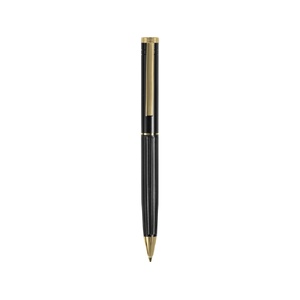 Шариковая металлическая ручка с золотистым слоем "Monarch Gold", черная OA-21005.07 фото 4