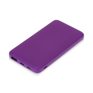 Подарочный набор с бутылкой для воды и повербанком С2, 10000 mAh, фиолетовый OA-210072.09 фото 5