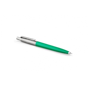 Шариковая ручка Parker Jotter, цвет GREEN, цвет чернил синий, толщина линии M , в подарочной коробке зеленый, серебристый OA-2111184 фото 5