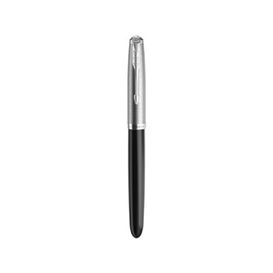 Перьевая ручка Parker 51 CORE BLACK CT, перо: F, цвет чернил: black, в подарочной упаковке. черный, серебристый OA-2123491 фото 4