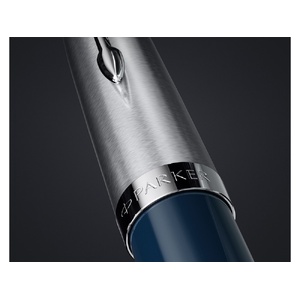 Шариковая ручка Parker 51 CORE MIDNIGHT BLUE CT, стержень: M, цвет чернил: black, в подарочной упаковке. темно-синий, серебристый OA-2123503 фото 7
